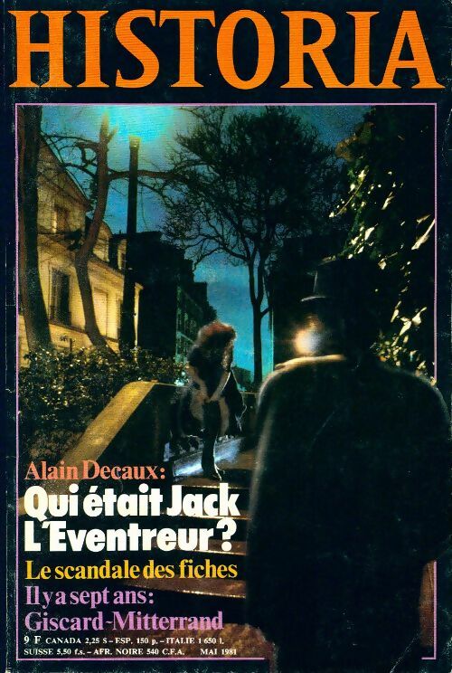 Livrenpoche : Historia n°414 : Qui était Jack l'Eventreur - Collectif - Livre
