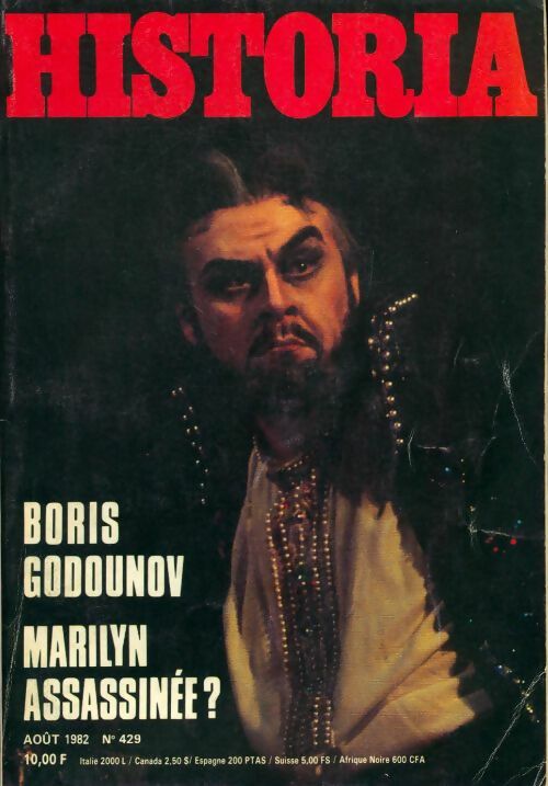 Livrenpoche : Historia n°429 : Boris Godounov / Marilyn assassinée ? - Collectif - Livre