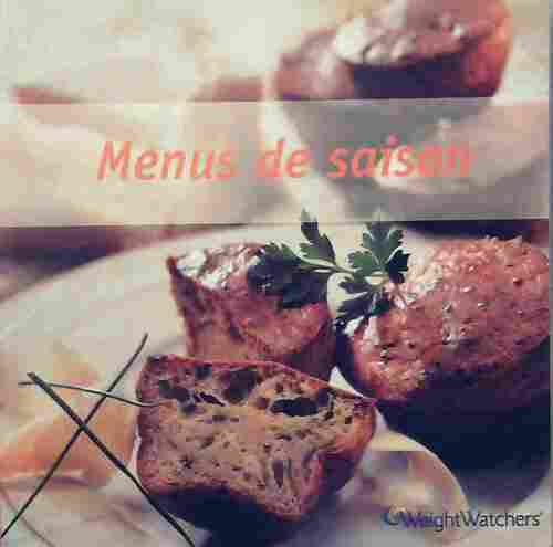 Livrenpoche : Menus de saison - Weight Watchers - Livre