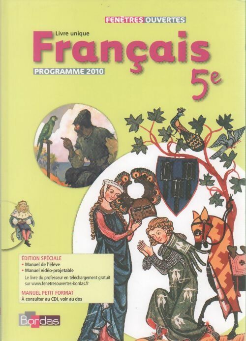 Français 5e - Danièle Cesbron-Ecevit -  Fenêtres ouvertes - Livre