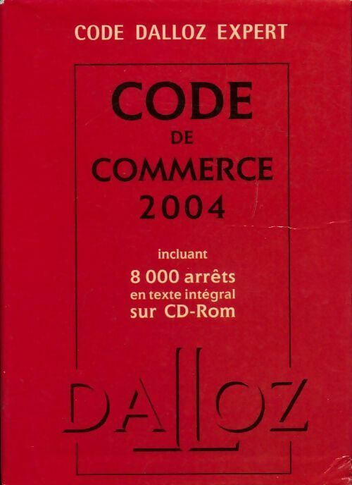 Livrenpoche : Code de commerce 2004 - Collectif - Livre