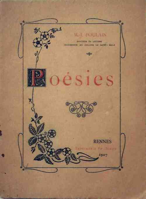 Livrenpoche : Poésies - M.-J. Poulain - Livre