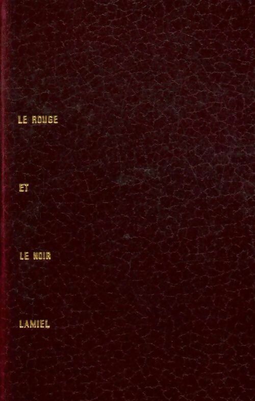 Livrenpoche : Le rouge et le noir / Lamiel - Stendhal - Livre