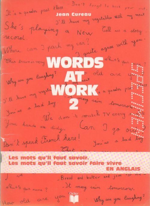 Words at work 2 - Jean Cureau -  Didier GF - Livre
