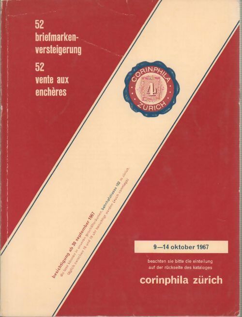 Livrenpoche : Corinphila Vente aux enchères n°52 - Collectif - Livre