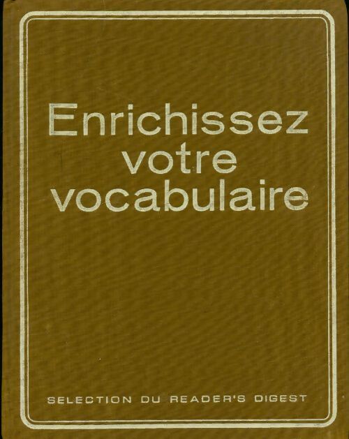 Livrenpoche : Enrichissez votre vocabulaire - Collectif - Livre
