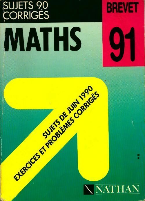 Livrenpoche : Maths sujets 1990 corrigés - Collectif - Livre