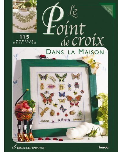 Le point de croix dans la maison - Burda - Livre