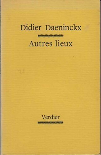 Livrenpoche : Autres lieux - Didier Daeninckx - Livre