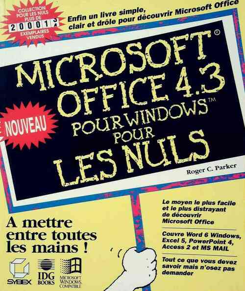 Livrenpoche : Microsoft Office 4.3 pour windows - Roger C. Parker - Livre