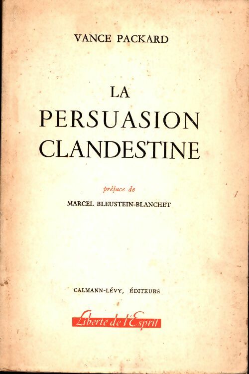 Livrenpoche : La persuasion clandestine - Vance Packard - Livre