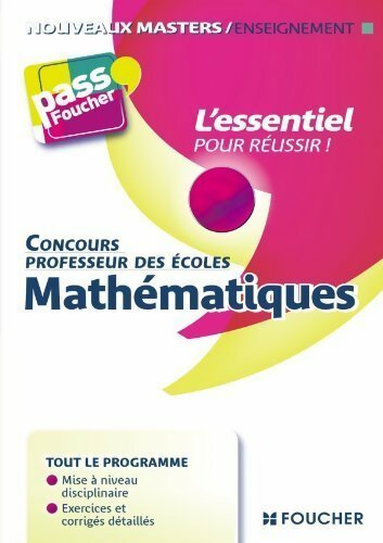 Livrenpoche : Mathématiques concours professeur des écoles - Eric Tisserand - Livre