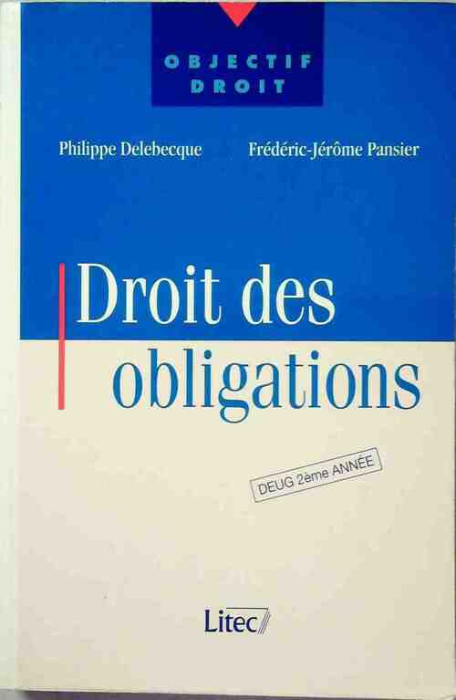 Livrenpoche : Droit des obligations. Deug 2ème année - Frédéric-Jérôme Pansier - Livre
