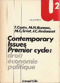 Livrenpoche : Contemporary issues Premier cycle : Droit économique politique - M. N. Bonnes, M.C. Ernst - Livre