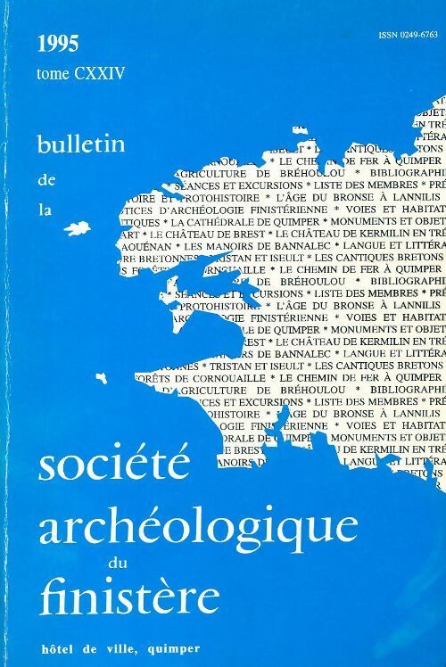 Livrenpoche : Bulletin de la société archéologique du Finistère Tome CXXIV - Collectif - Livre