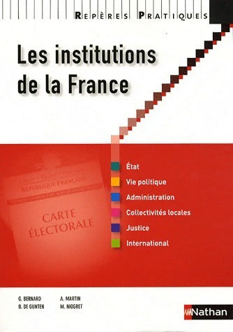 Livrenpoche : Les institutions de la France - B. De Gunten - Livre