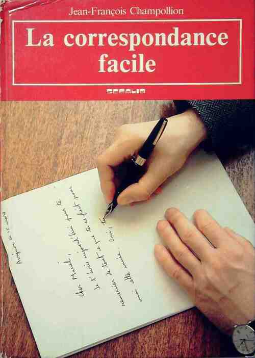 La correspondance facile - Jean-François Champollion -  Secalib GF - Livre