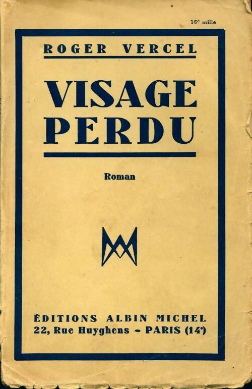 Livrenpoche : Visage perdu - Roger Vercel - Livre