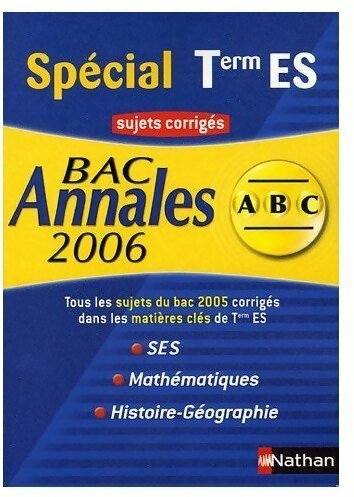 Livrenpoche : Spécial Terminale ES : SES, mathématiques, histoire-géo. Sujets corrigés - Marc Pallud - Livre