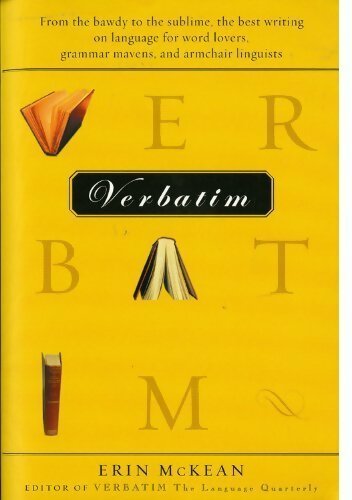Livrenpoche : Verbatim - Erin McKean - Livre