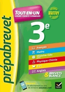 Livrenpoche : Le tout-en-un 3e nouveau brevet - Caroline Bureau - Livre