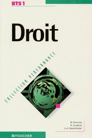 Livrenpoche : Droit BTS 1ère année - R. Cavalerie, Jacques-André Hassenforder - Livre
