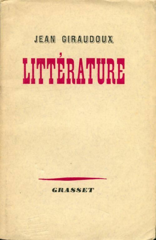 Livrenpoche : Littérature - Jean Giraudoux - Livre