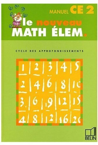 Livrenpoche : Le nouveau math élem CE2 - Gérard Champeyrache - Livre