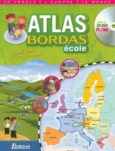 Livrenpoche : Atlas bordas école - Collectif - Livre