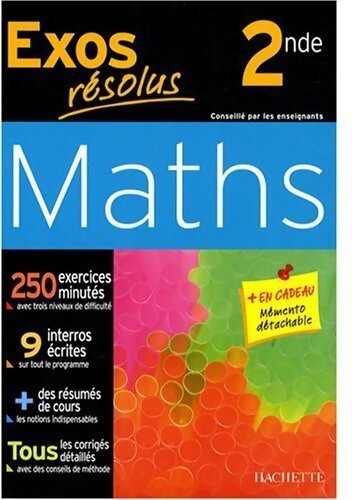 Livrenpoche : Maths Seconde - Danielle Kieken - Livre