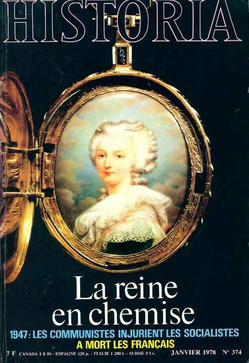 Livrenpoche : Historia n°374 : La reine en chemise - Collectif - Livre