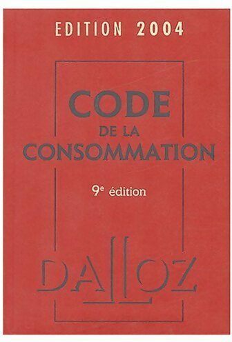 Livrenpoche : Code de la consommation 2004 - Collectif - Livre