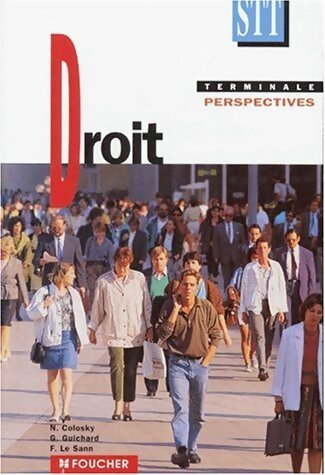 Livrenpoche : Droit terminale STT - Nadine Colosky - Livre