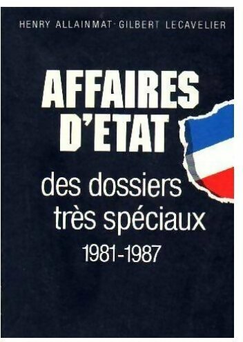 Livrenpoche : Affaires d'état - Henry Allainmat - Livre
