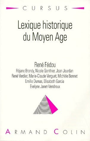 Livrenpoche : Lexique historique du Moyen Age - René Fedou - Livre