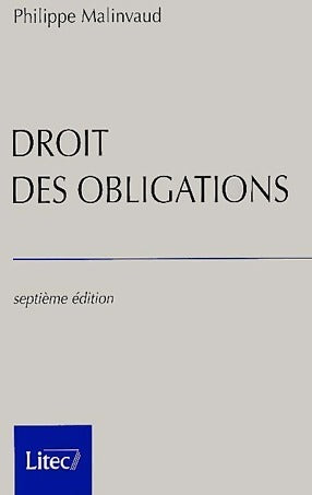 Droit des obligations - Philippe Malinvaud - Livre