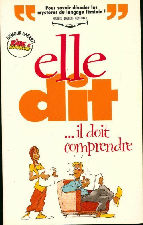 Livrenpoche : Elle dit... il doit comprendre - Bertrand Meunier - Livre