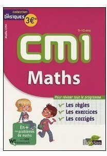 Maths CM1 - Françoise Lemau -  Les basiques - Livre