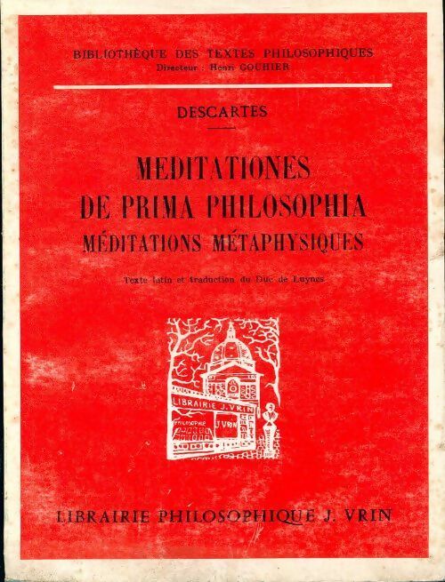 Livrenpoche : Meditationes de prima philosophia - René Descartes - Livre