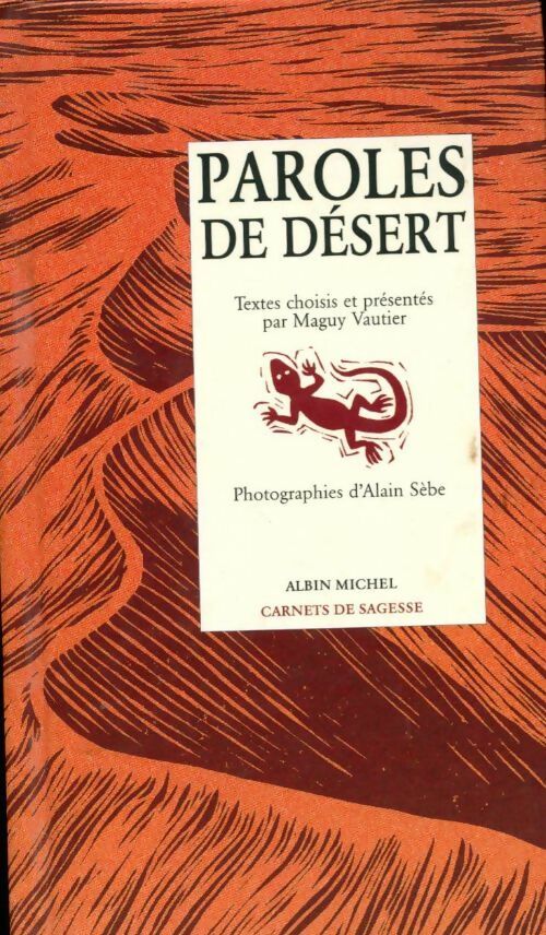 Livrenpoche : Paroles de désert - Maguy Vautier - Livre