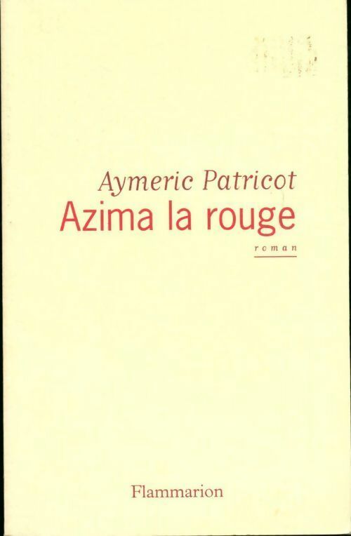 Livrenpoche : Azima la rouge - Aymeric Patricot - Livre