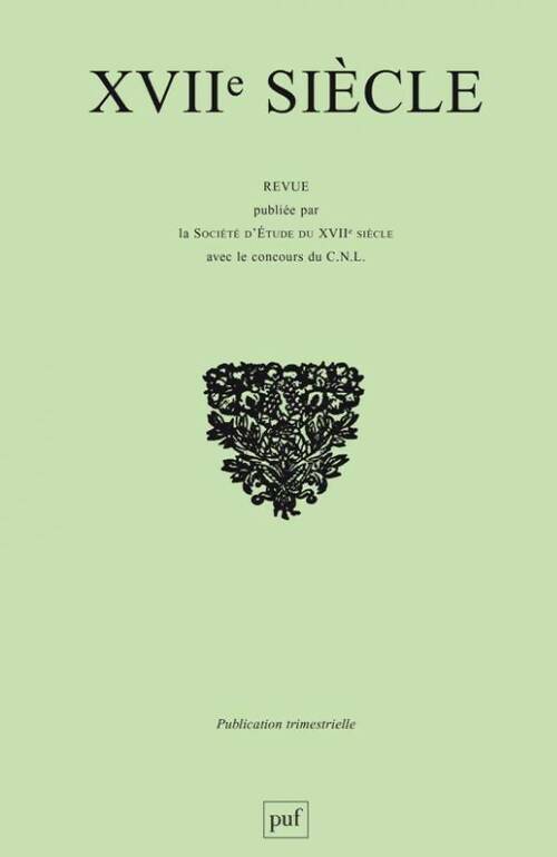 Revue du XVIIe siècle n°197 - Collectif -  Revue du XVIIe siècle - Livre