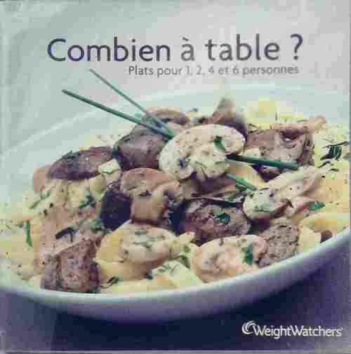 Livrenpoche : Combien à table ? - Weight Watchers - Livre