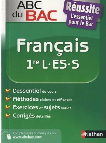 Livrenpoche : Français 1ère L, ES, S - Nathalie Broux - Livre
