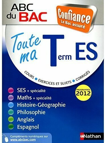 Livrenpoche : Toute ma Terminale ES - Collectif - Livre