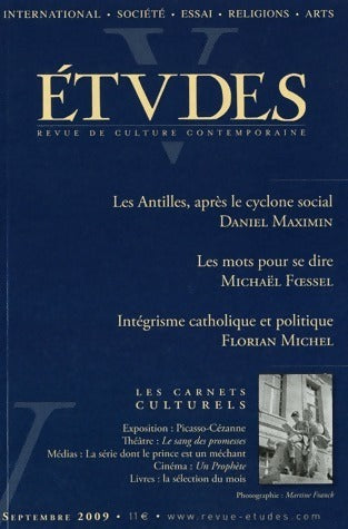 Livrenpoche : Études septembre 2009 - Collectif - Livre
