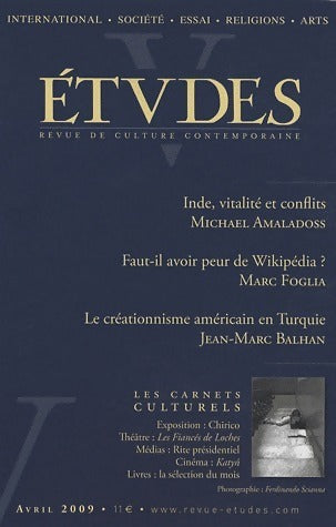 Livrenpoche : Études avril 2009 - Collectif - Livre