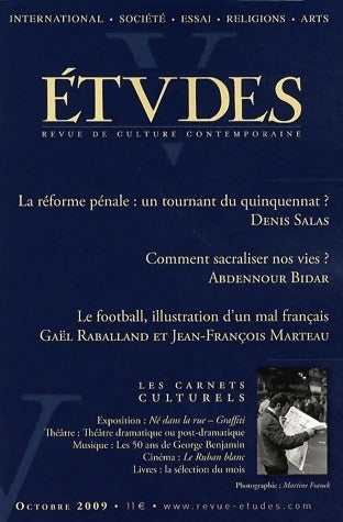 Livrenpoche : Études octobre 2009 - Collectif - Livre