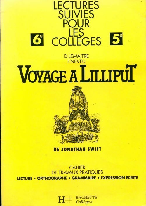 Livrenpoche : Voyage à Lilliput cahier de TP - Denis Lemaître - Livre
