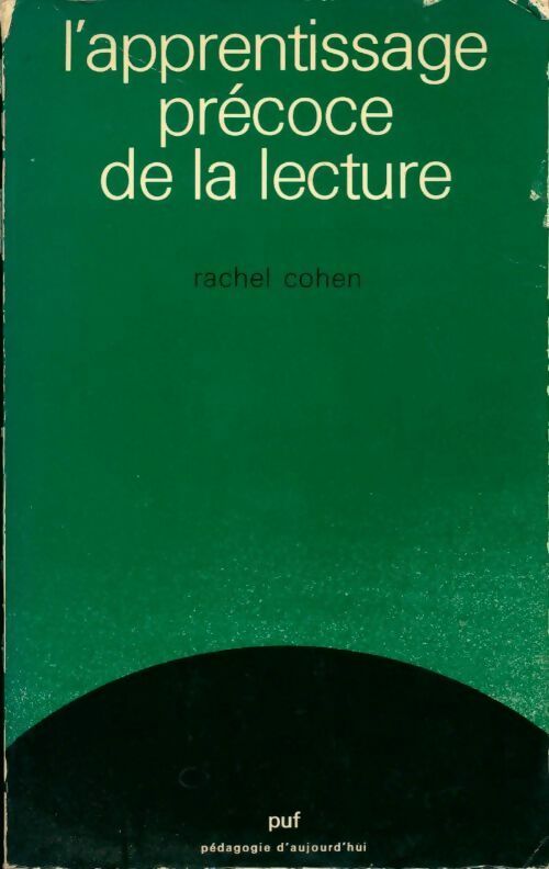 Livrenpoche : L'apprentissage précoce de la lecture - Rachel Cohen - Livre